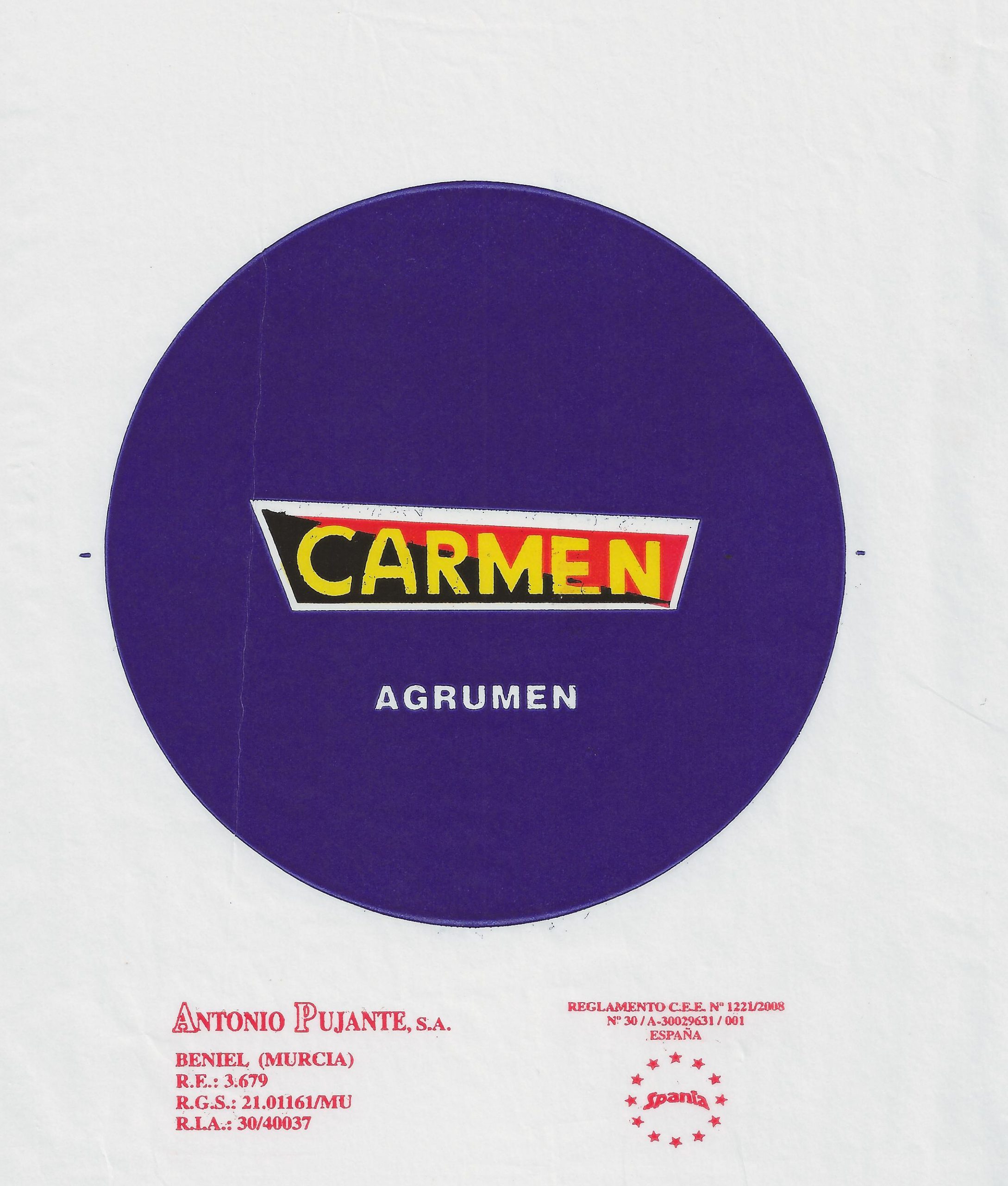 Carmen Agrumen - papel envolver Naranja